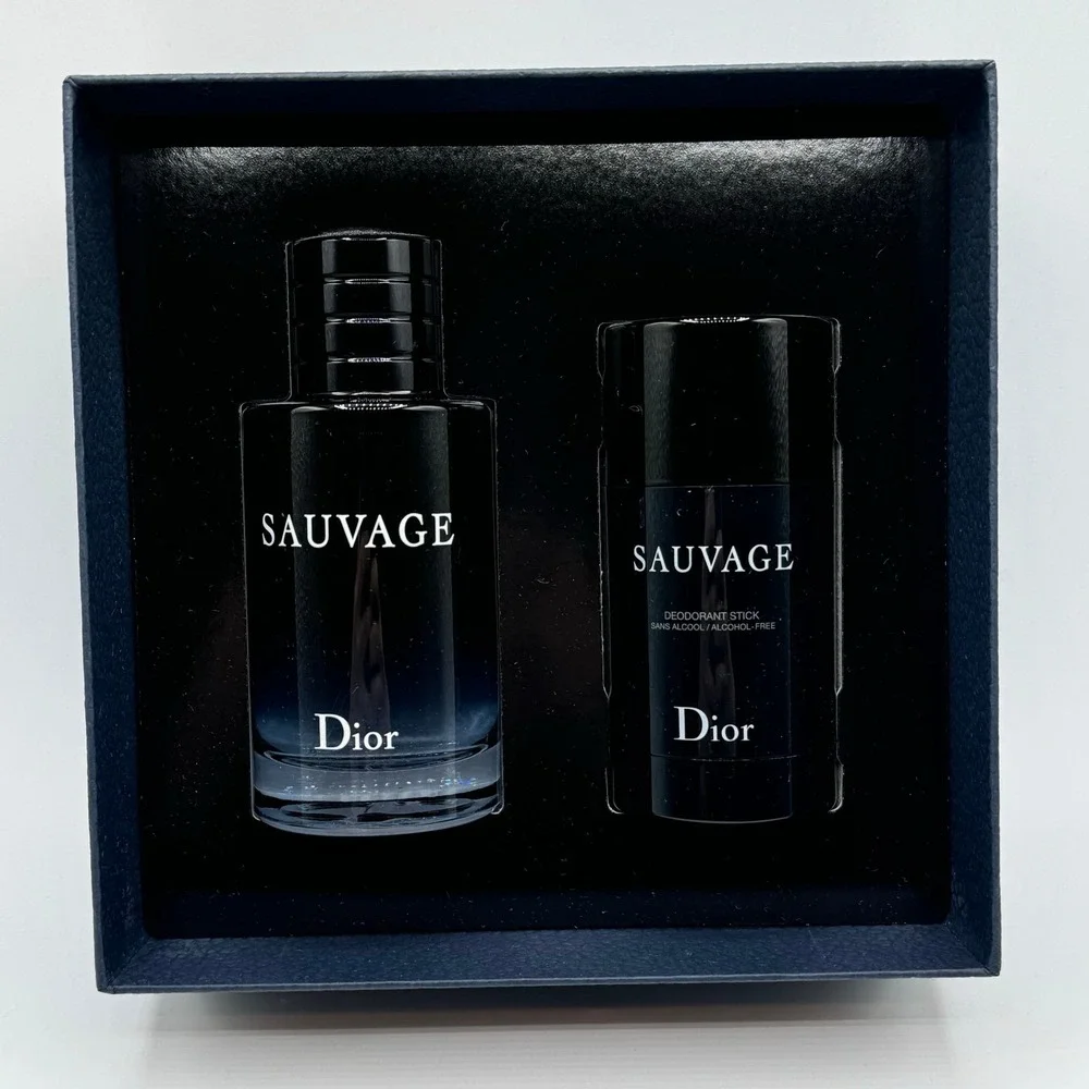 NEW Dior Beauty Cologne Sauvage EDT  Deodorant Stick Gift Set Box Spray